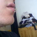 Brand-spanking-new piercing. Yes, I need to move the clothes.