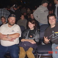 My dad, cousin Kristie, and me at the Australian Pink Floyd Tribute show