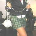 In this episode of Halloween, Juju tries to pull off a decent Gogo Yubari costume.