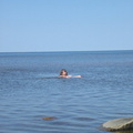 Jeesus floating? Naw, just Ymir taking a swim