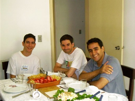Rodrigo, Luciano, and I at Porto Alegre city, Brazil