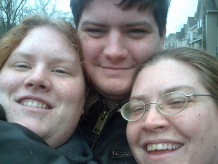 Me, my girlfriend, and her sister M.K.