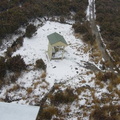 Heaphy Track - 1st hut (view from chopper)