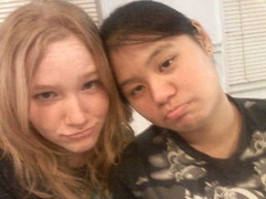 Me and my friend Victoria a.k.a -the asian!-