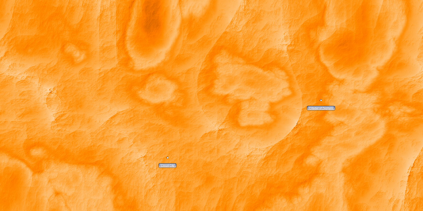 Surface map of Lhundaer.